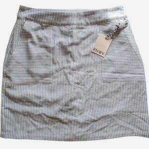 Seersucker Caddie Striped Skort